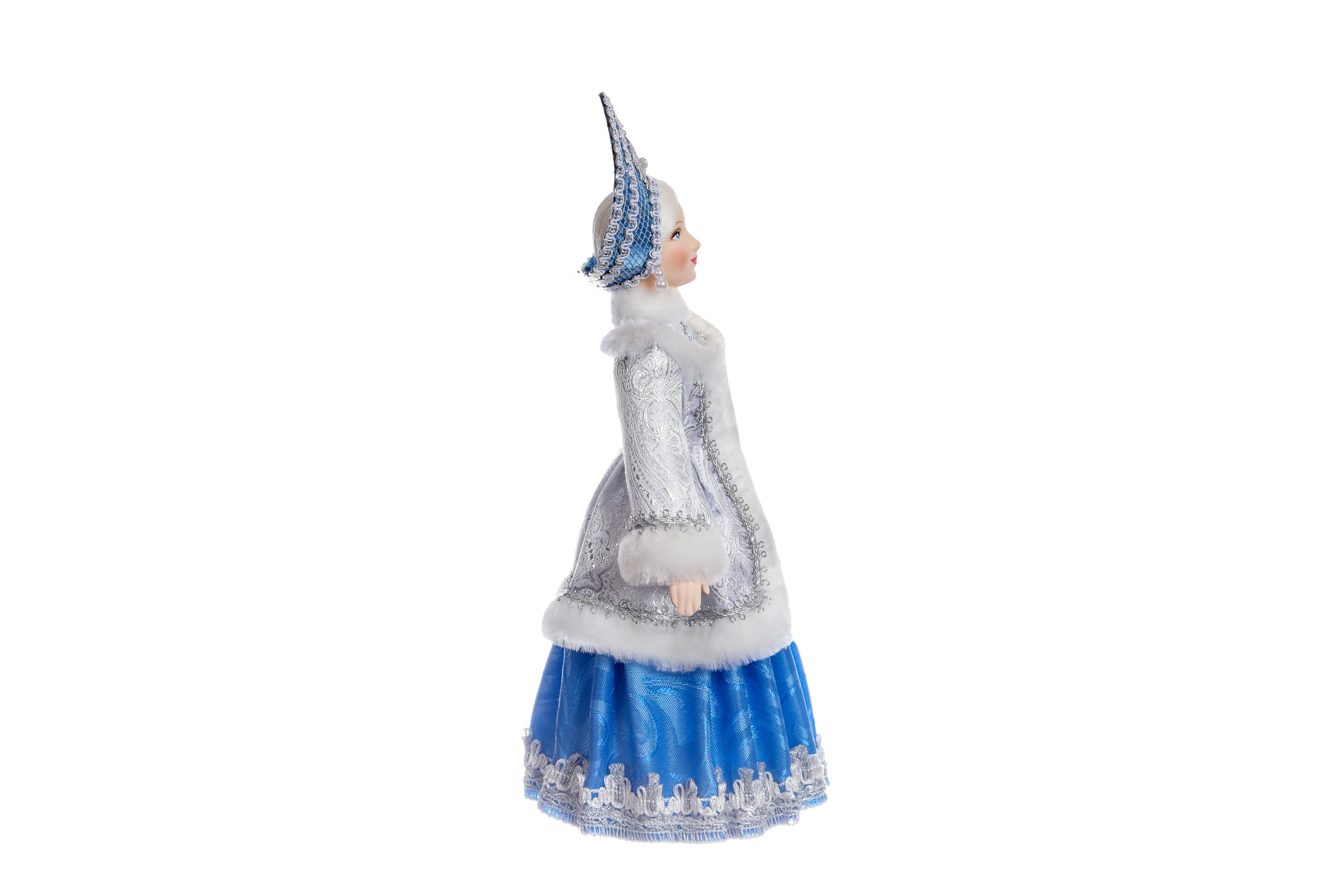 Снегурочка 31 см, серебро-голубая Артикул 342-024