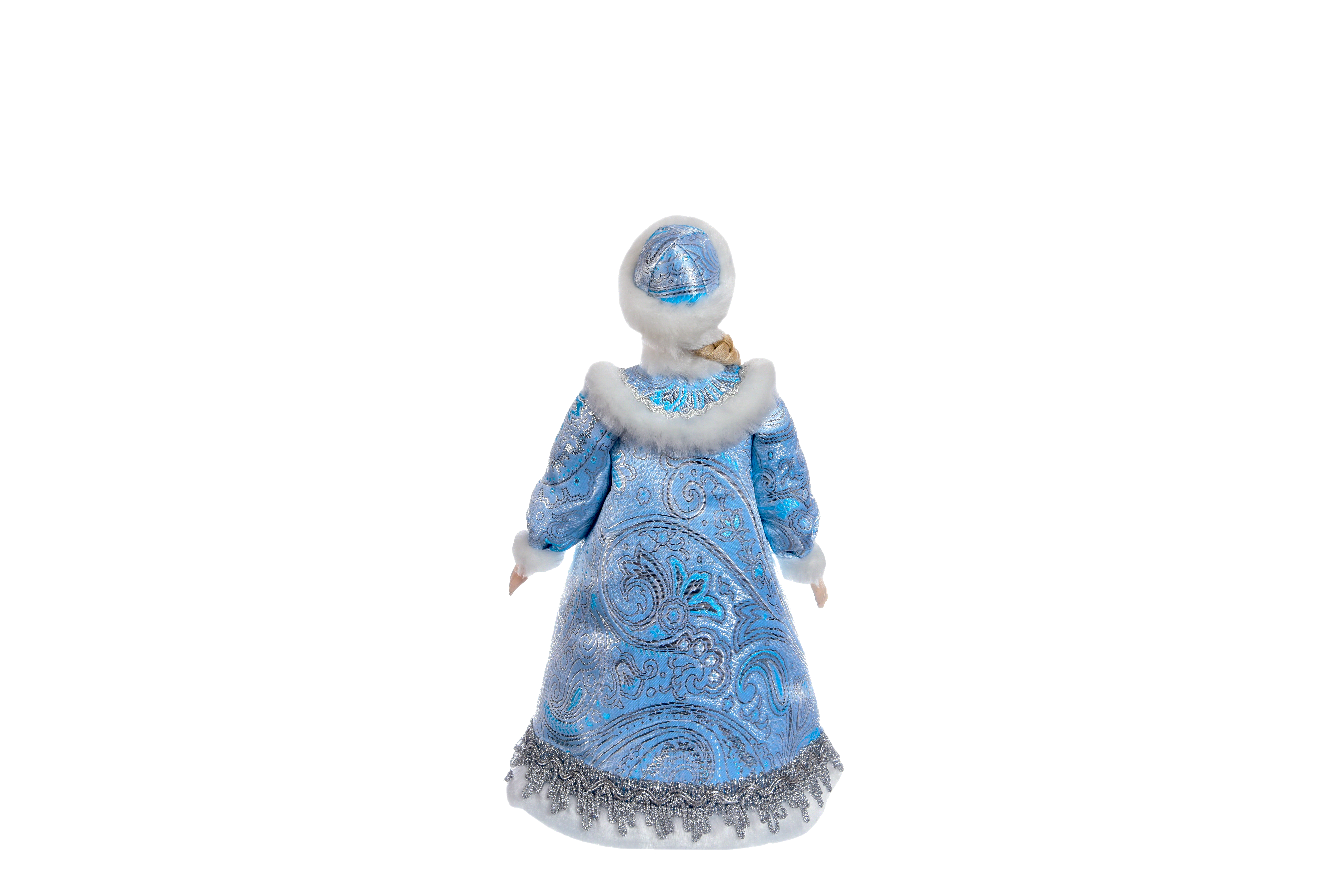 Снегурочка в зимнем лесу 30 см, небесно-голубая Артикул 054-024