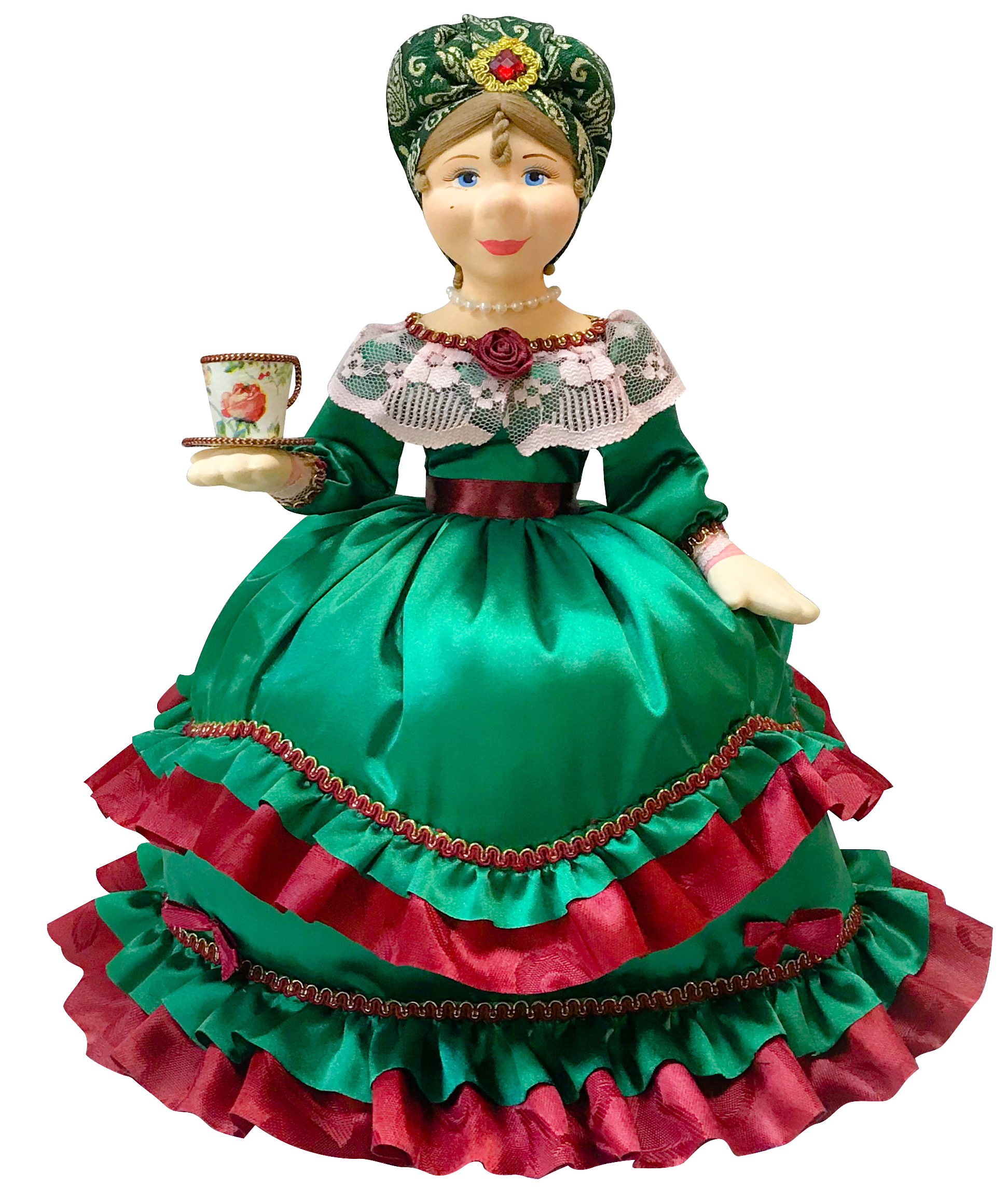 Кукла с чайшкой чая Артикул 147